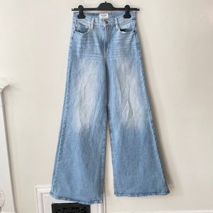 Frame wide legged jeans